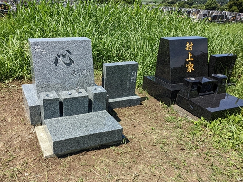 墓石デザイン　芝生型