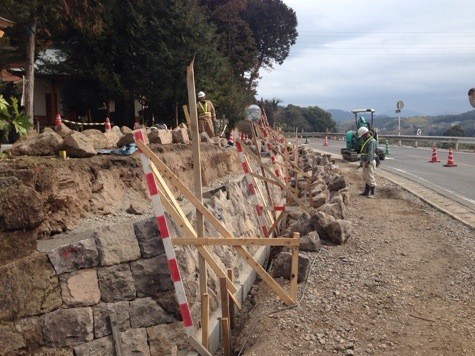 若宮神社様石垣、玉垣、鳥居工事