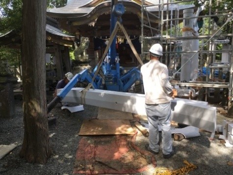 鳥居を建て直すと蘇りますねぇ