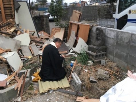 お地蔵さまの撤去