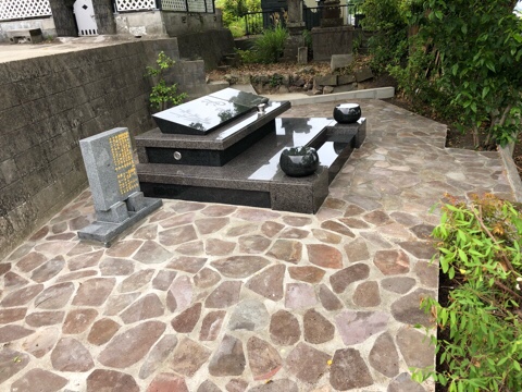 超洋型デザイン墓石 熊本のお墓 墓石 石材 墓地のことなら あらき石材