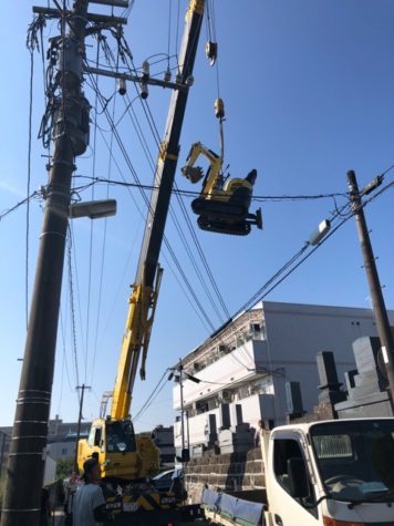 永代供養塔の基礎工事着工