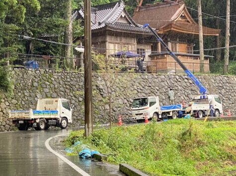 大雨直前！