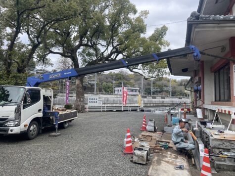 階段の改造工事！
